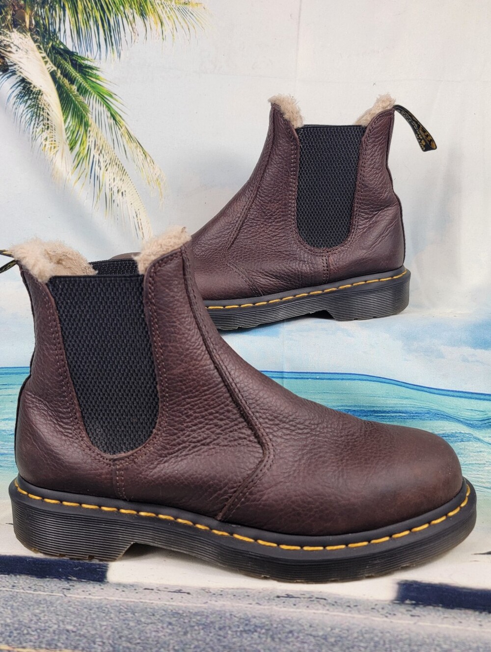 Dr Martens 2976 Chelsea Leather Boots Womens 8